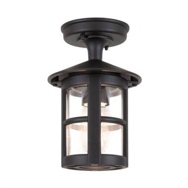 Elstead Hereford Semi-Flush Porch Ceiling Light