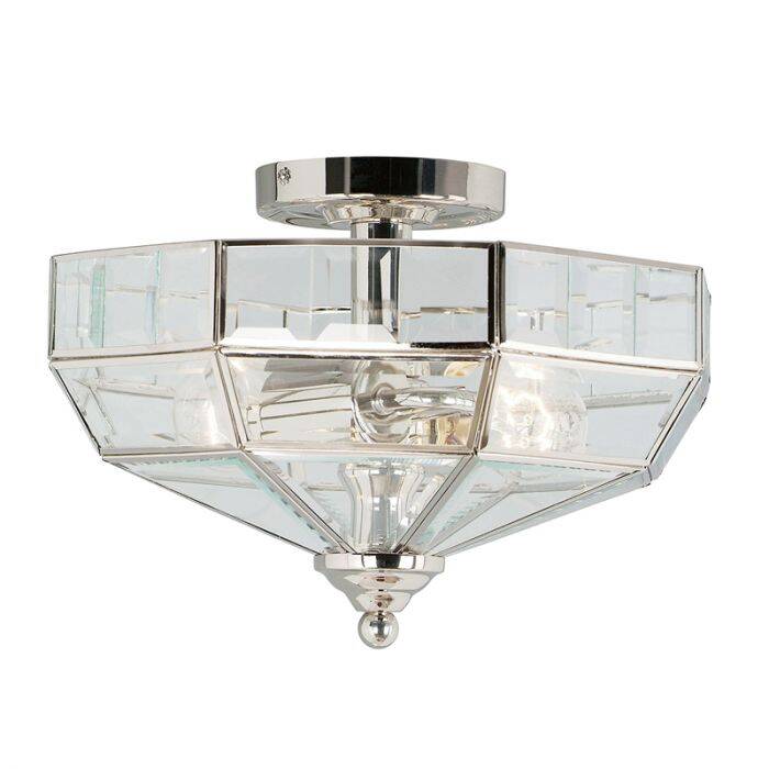 Image of Elstead Old Park Semi-flush Ceiling Light