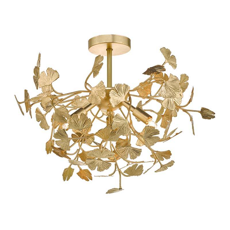 Image of Dar Yadira Semi-Flush Ceiling Light