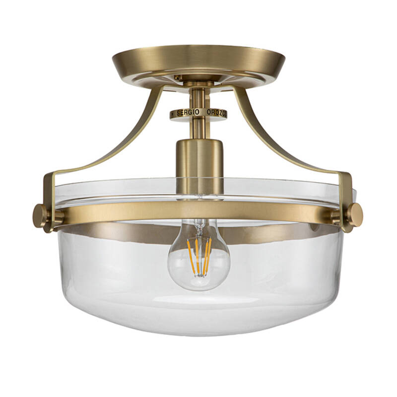 Image of Quoizel Penn Station Semi-Flush Ceiling Light