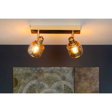 Image of Lucide Bjorn 2 Light Ceiling Spotlight Bar