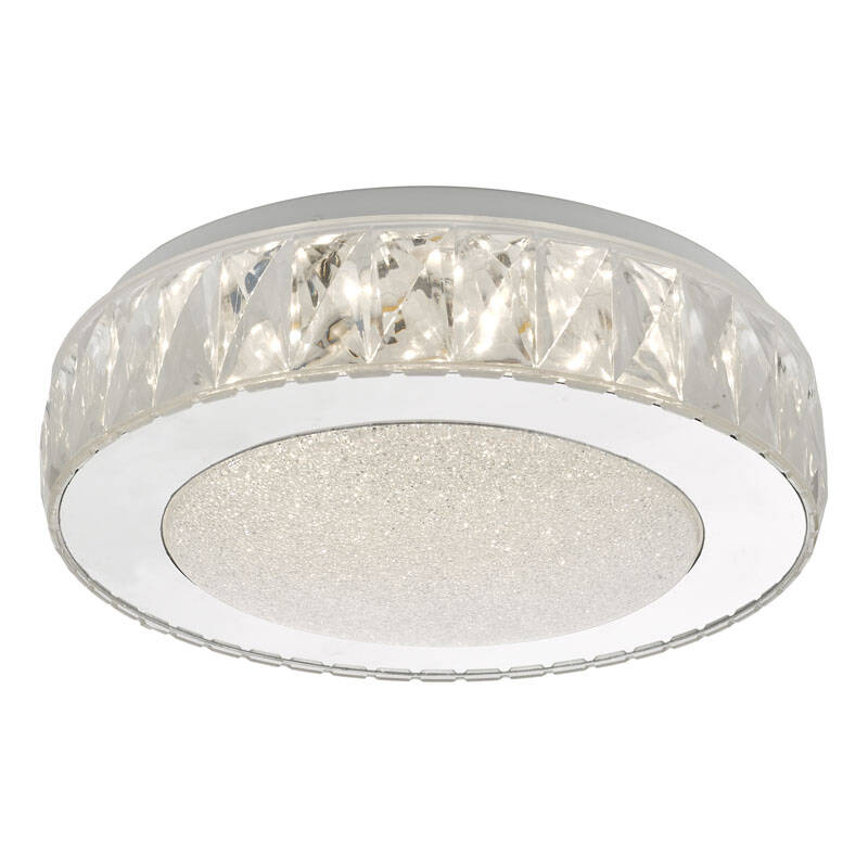 Image of Dar Akelia LED Flush Ceiling Light