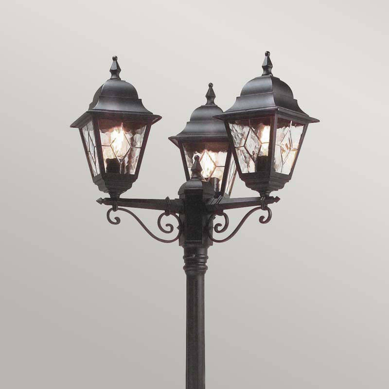 Image of Elstead Norfolk Triple Lamp Post