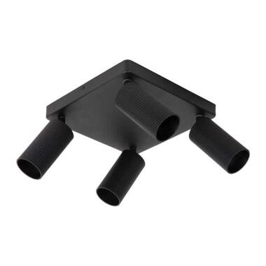 Image of Lucide Clubs 4 Light Ceiling Spotlight Plate