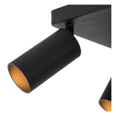 Image of Lucide Clubs 4 Light Ceiling Spotlight Plate