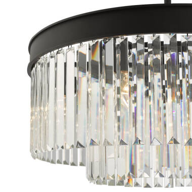 Image of Dar Celeus 8 Light Crystal Chandelier