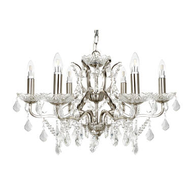 Image of Searchlight Paris 8 Light Chandelier
