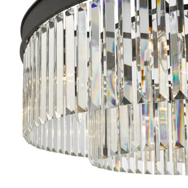 Image of Dar Celeus 8 Light Crystal Chandelier