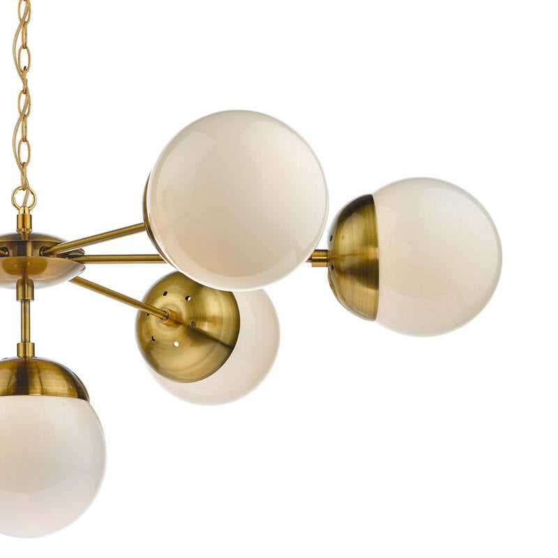 Image of Dar Bombazine 8 Arm Ceiling Pendant Light