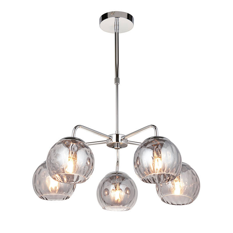 Image of Endon Dimple 5 Arm Ceiling Pendant Light