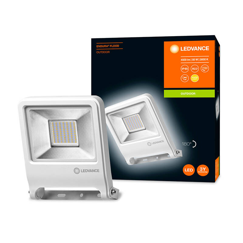 Image of Ledvance Endura 50W 4500Lm Warm White LED IP44 Floodlight