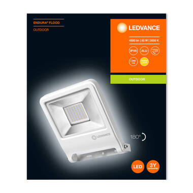 Image of Ledvance Endura 50W 4500Lm Warm White LED IP44 Floodlight