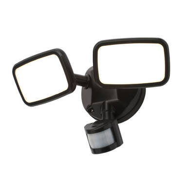 Forum Lynn 20W 1500Lm Cool White LED IP65 Floodlight with PIR Movement Sensor