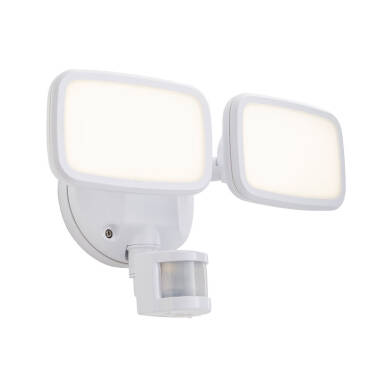 Forum Lynn 20W 1500Lm Cool White LED IP65 Floodlight with PIR Movement Sensor