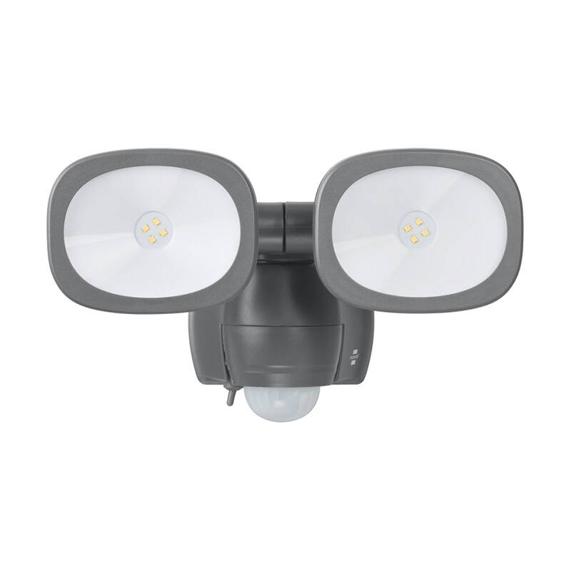 Image of Brennenstuhl Lufos Twin Battery Operated 480Lm Daylight LED IP44 Floodlight with PIR Movement Sensor