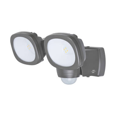 Image of Brennenstuhl Lufos Twin Battery Operated 480Lm Daylight LED IP44 Floodlight with PIR Movement Sensor