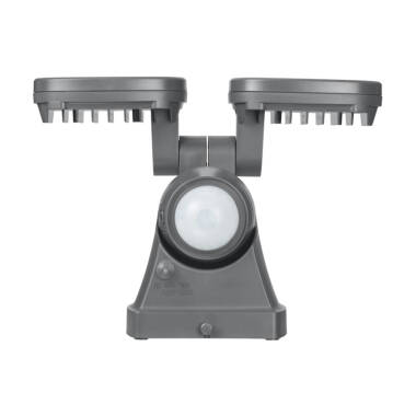 Image of Brennenstuhl Lufos Twin Battery Operated 480Lm Daylight LED IP44 Floodlight with PIR Movement Sensor