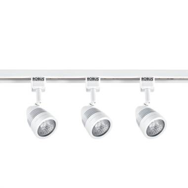 Robus 1 Circuit Acorn GU10 Track Spotlight Kit - 3 Lights