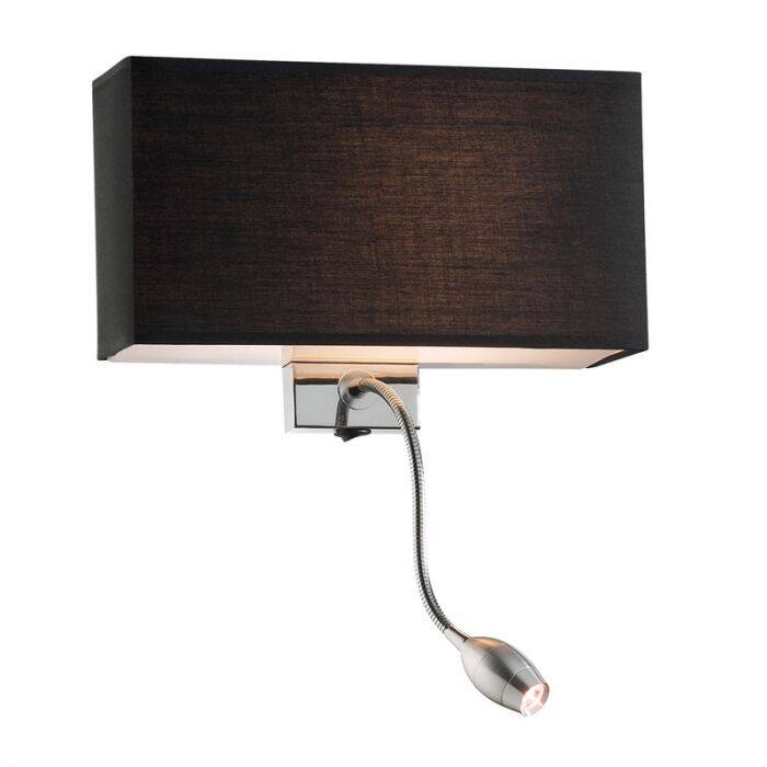 Image of Hotel Wall Light with LED Reading Light