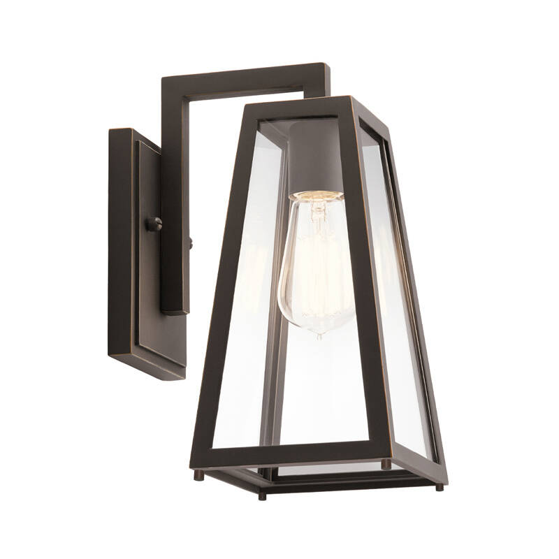 Image of Kichler Delison Outdoor Hanging Lantern Wall Light