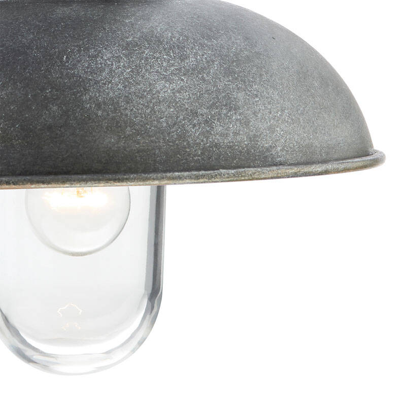 Image of Dar Dynamo Outdoor Hanging Lantern Wall Light