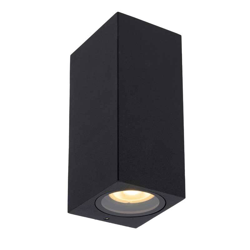 Image of Lucide Zaro Round Outdoor Up & Down Wall Light