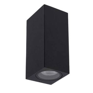 Image of Lucide Zaro Round Outdoor Up & Down Wall Light
