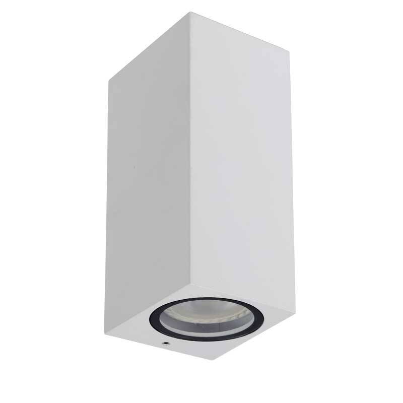 Image of Lucide Zaro Round Outdoor Up & Down Wall Light