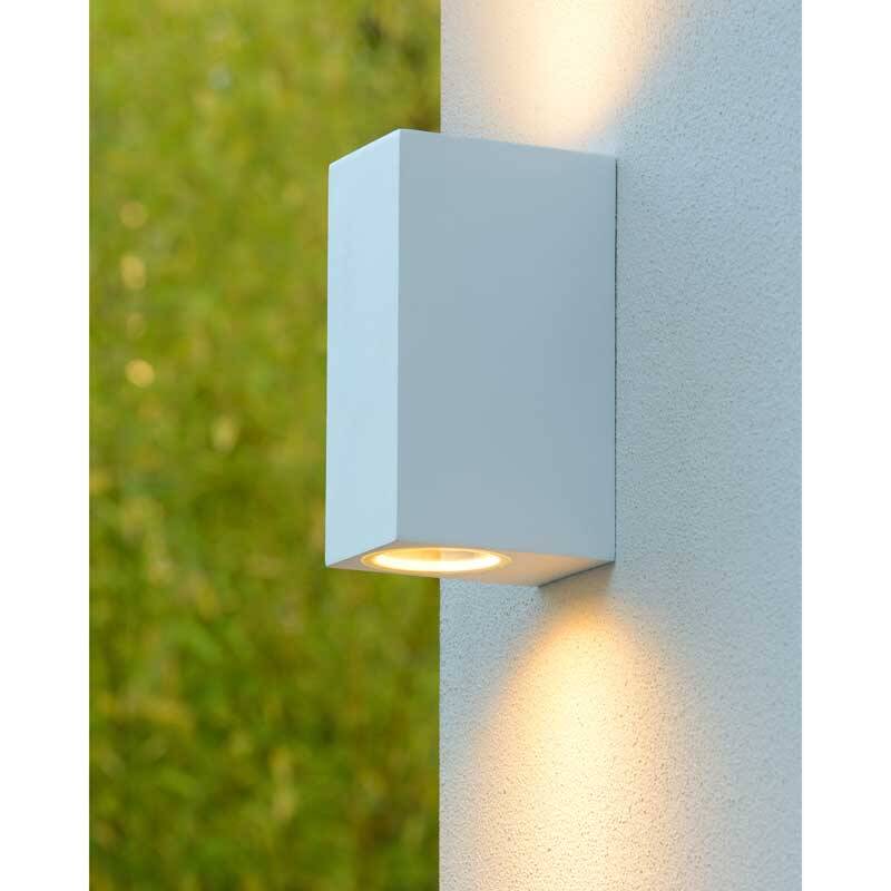 Image of Lucide Zaro Round Outdoor Up & Down Wall Light