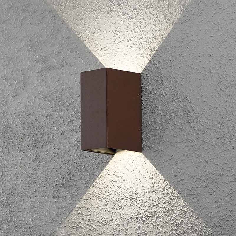 Image of Konstsmide Cremona LED Outdoor Up & Down Wall Light with Adjustable Beam