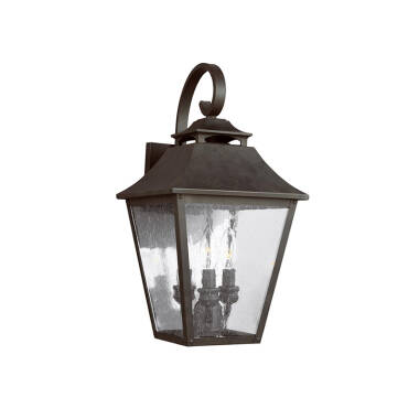 Feiss Galena Outdoor Hanging Lantern Wall Light