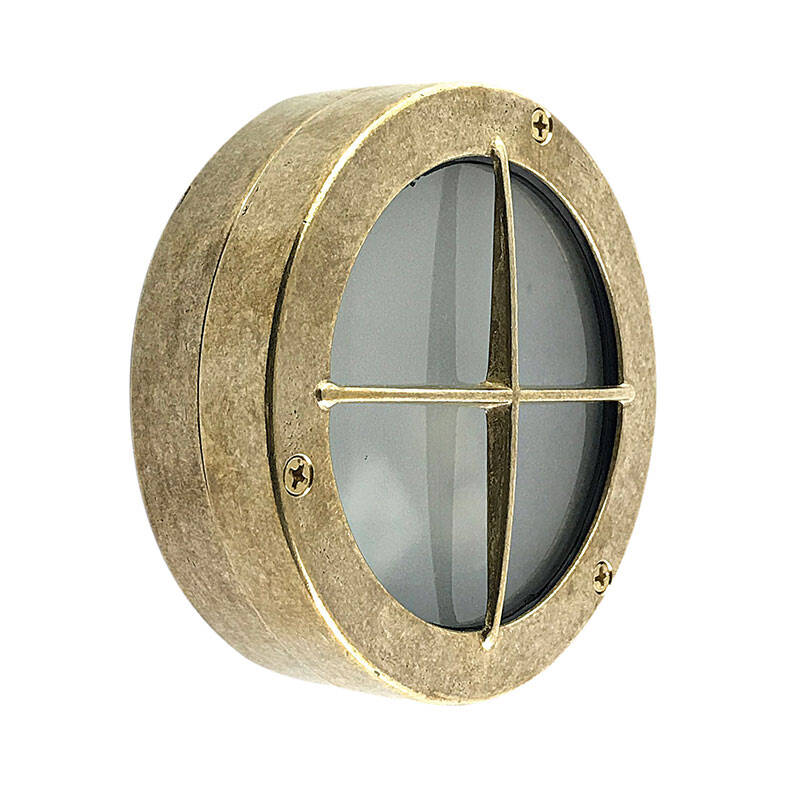 Image of Westport Coastal Sand Outdoor Flush Wall Light