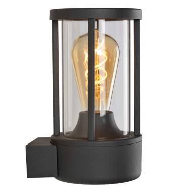 Image of Lucide Lori Outdoor Wall Light with Dusk to Dawn Sensor