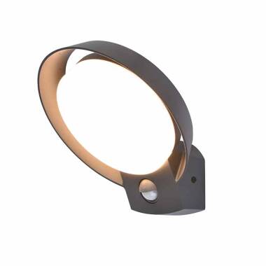 Lutec Polo LED Outdoor Wall Light with PIR Sensor