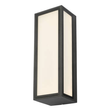 Dar Arham LED Half Lantern Outdoor Wall Light