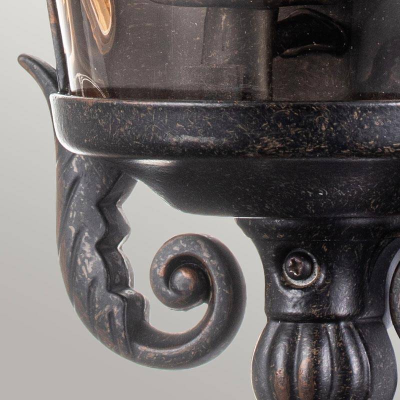 Image of Elstead Baltimore Half Lantern Outdoor Wall Light