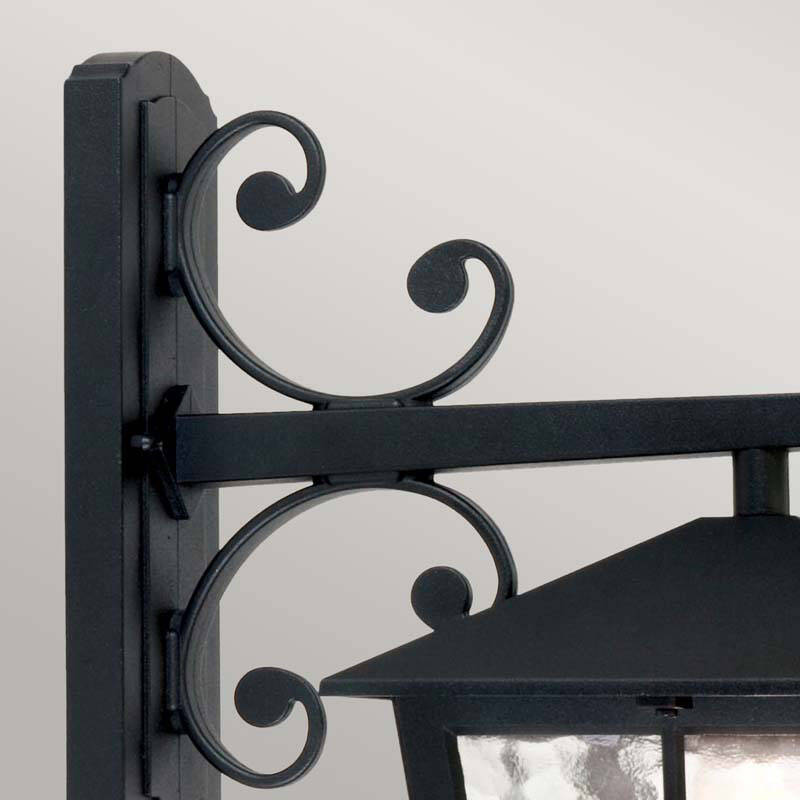 Image of Elstead Canterbury Outdoor Hanging Lantern Wall Light