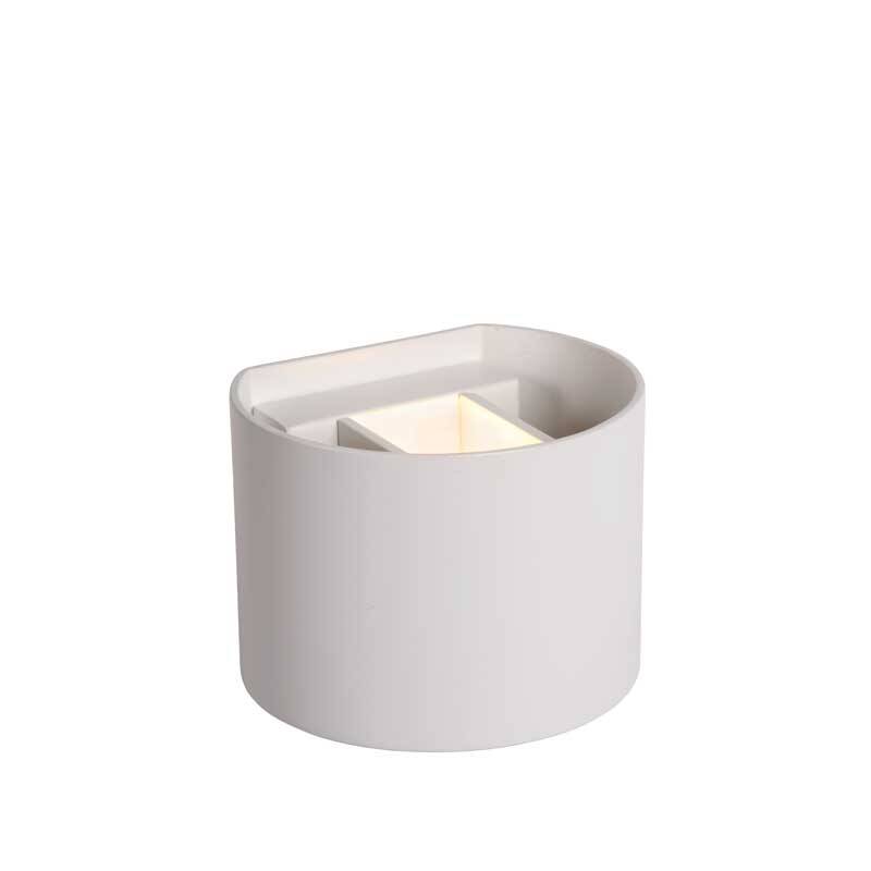 Image of Lucide Axi Curve Bathroom LED Up & Down Wall Light