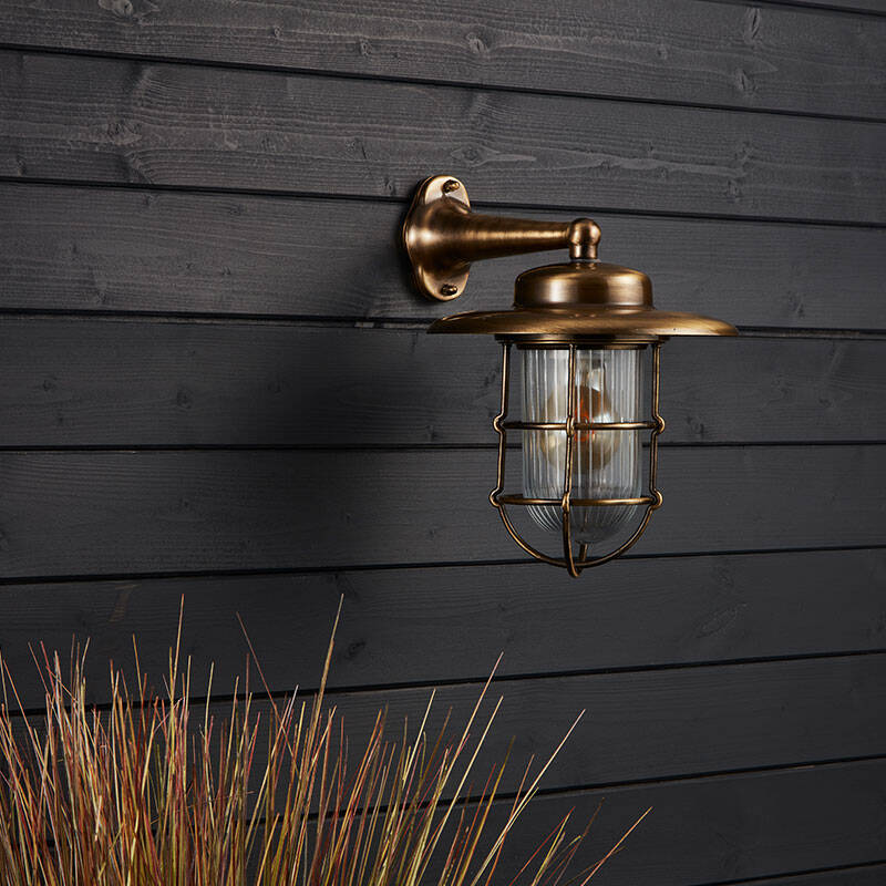Image of Westport Coastal Beam Outdoor Hanging Lantern Wall Light