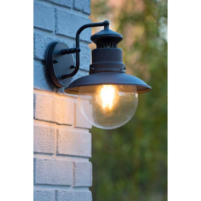Image of Lucide Figo Outdoor Hanging Lantern Wall Light