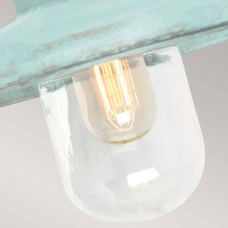 Image of Elstead Somerton Outdoor Hanging Lantern Wall Light