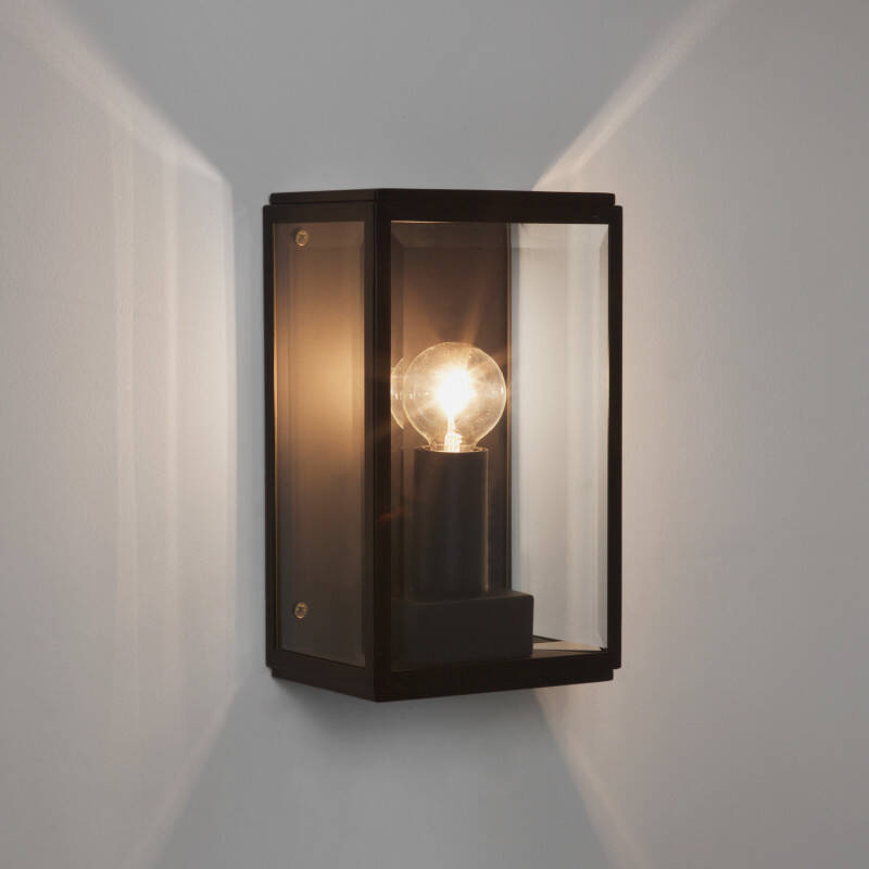 Image of Astro Homefield 130 Half Lantern Outdoor Wall Light