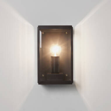 Image of Astro Homefield 130 Half Lantern Outdoor Wall Light