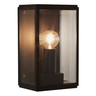 Image of Astro Homefield 130 Half Lantern Outdoor Wall Light