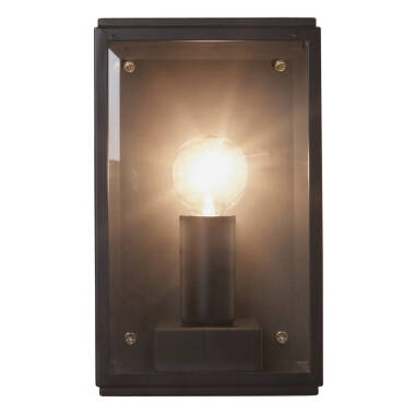 Image of Astro Homefield 130 Half Lantern Outdoor Wall Light