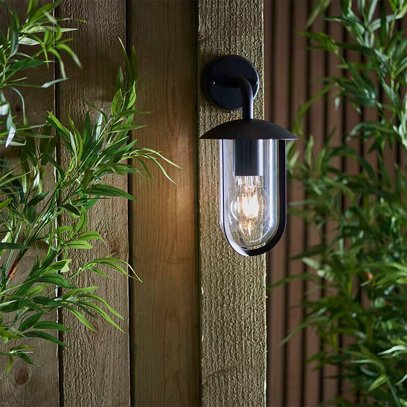 Image of Endon Quinn Outdoor Hanging Lantern Wall Light