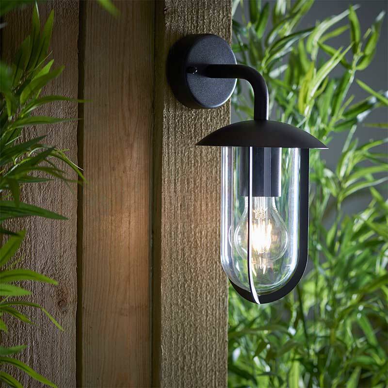 Image of Endon Quinn Outdoor Hanging Lantern Wall Light