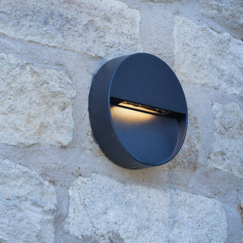 Image of Dar Ugo LED Outdoor Flush Wall Light