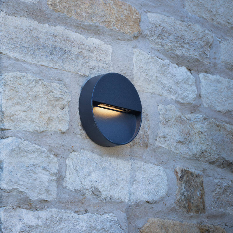 Image of Dar Ugo LED Outdoor Flush Wall Light