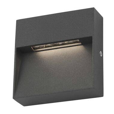 Image of Dar Yukon LED Outdoor Flush Wall Light